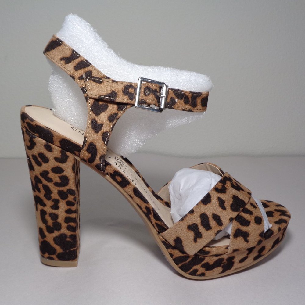 Chinese Laundry Size 6 ALWAYS Leopard New Sandals - Picture 2 of 14